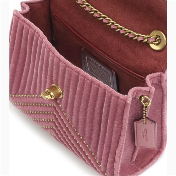 Coach velvet crossbody Clearance